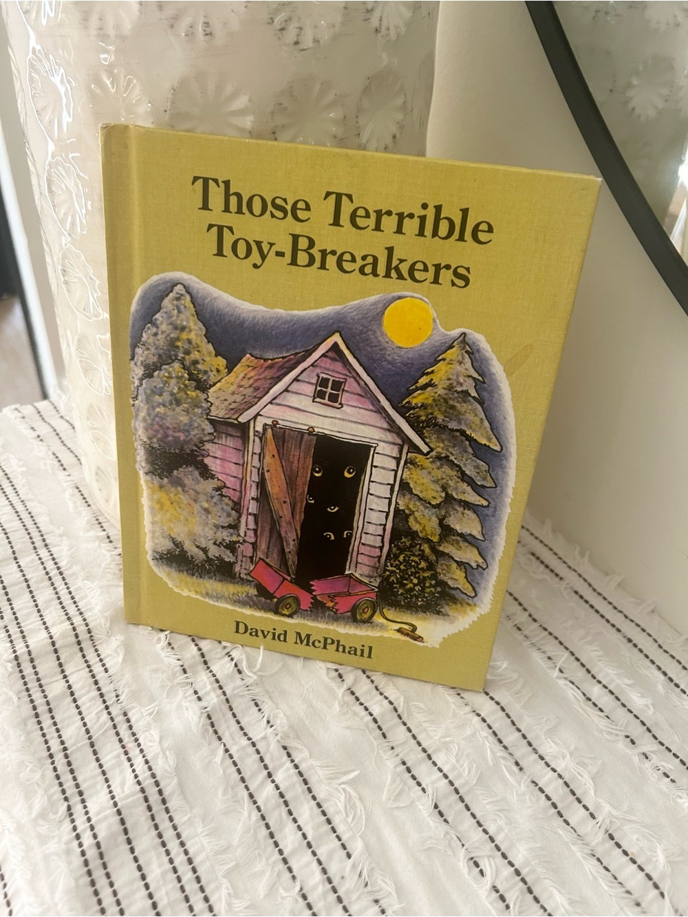 Vintage 1980 Those Terrible Toy-Breakers David McPhail Hardcover Book